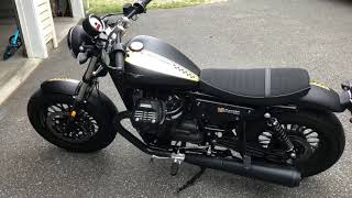 2017 Moto Guzzi V9 Bobber [upl. by Ecinahs]