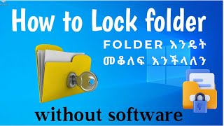 How to Lock and Secure Folders on Windows Easy Method [upl. by Euqinahc]