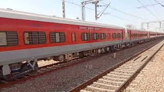 NEW LHB RAKE FOR 1470102 SGNR BANDRA TERMINUS STANDING BANWALI YARD [upl. by Ellehsyt620]