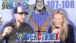 One Piece Eps 107108  Mr PRINCE to the RESCUE 👒  couples first time watching [upl. by Limann]