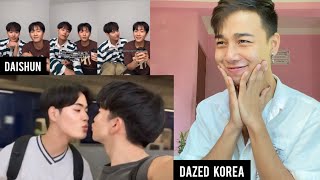 DAISHUN DAZED KOREA IG LIVE ENGSUB  DaiShun Youtube Channel Shorts  The Boyfriend  REACTION [upl. by Aivul952]