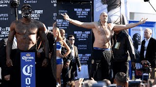 Deontay Wilder booed in his own country as Tyson Fury fans take over [upl. by Allisirp660]