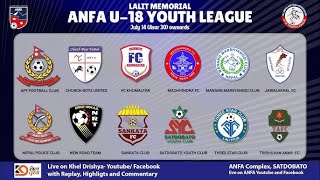 MACHINDRA FOOTBALL CLUB vs NEW ROAD TEAM NRT II LALIT MEMORIAL ANFA U18 YOUTH LEAUGE 2024II [upl. by Iadrahc]