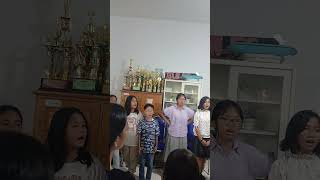 Vocalizing warming up by using quotgagagaquot childrenchoir choir latihanssc vocalexercise [upl. by Chaney]