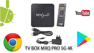 Explicação Sobre o OTT TV Box MXQ Pro 5G 4K [upl. by Afira988]