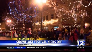 Klamath Falls Snowflake Festival starts on Saturday [upl. by Machute14]