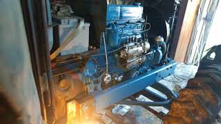 First start of rebuilt fordson super major engine [upl. by Ecyt]