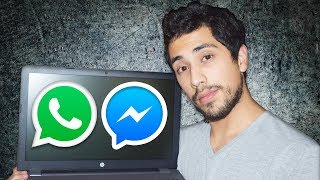 Cómo Entrar a Whatsapp Web y a Messenger Web [upl. by Laverne]