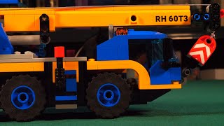 Review LEGO City 60324 Mobile Crane 2022 [upl. by Pazia994]