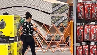 FORKLIFT Fail at Home Depot [upl. by Felita736]