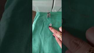 😍 Effortless Button Tucking With Sewing Machine ✨ [upl. by Haduhey910]