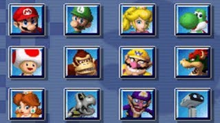 Mario Kart DS  All Characters [upl. by Lewendal767]