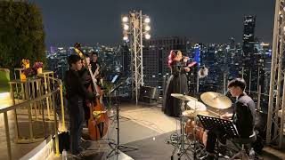 “LOVE” cover by Kate Bowen amp The Sirocco Band at Lebua Bangkok Thailand [upl. by Kylstra]