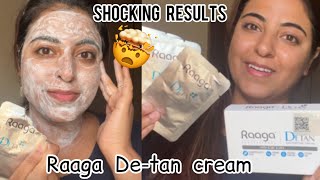 Raaga De Tan removal cream  First Impressions  review  raaga tan removal cream try on worth it [upl. by Reywas177]