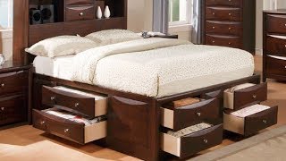 King Size Platform Storage Bed With Drawers [upl. by Helse]