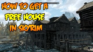 Skyrim How to get a free house  decorations Honeyside [upl. by Ettevets]