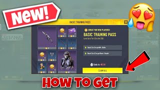 NEW how to get basic training pass in codm 2024  get free skins in codm season 3 2024 [upl. by Aitnauq]