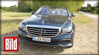 Mercedes E 350d  Testfahrt mit dem LuxusAuto [upl. by Neelon]