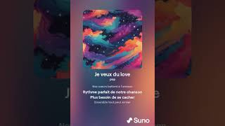 je veux du love dans ma vie chanson inédit [upl. by Yentihw902]