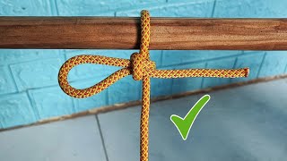 How To Tie Siberian Hitch  Fast and Strong knot for You [upl. by Aserehs]