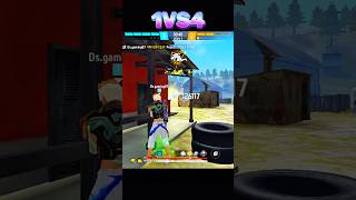 Ds gaming new game play 1vs4 😲⚡  freefire funny remix [upl. by Aniroc511]