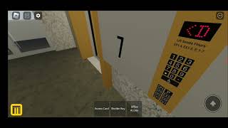 Schindler Miconic 10 Elevator Ĥirinžki TVB Tower Roblox [upl. by Latsirc365]