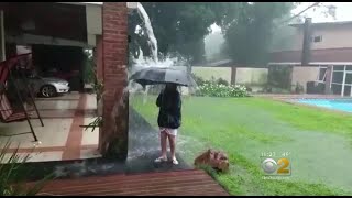 Boy Struck By Lightning In Argentina [upl. by Einahc]