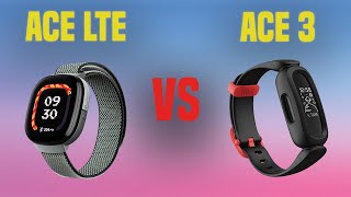 Fitbit Ace LTE vs Fitbit Ace 3  Full Specs Compare Smartwatches [upl. by Ilanos]