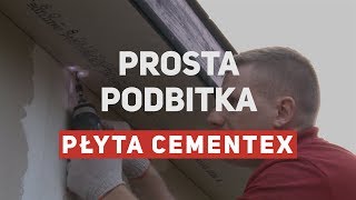 Podbitka dachowa z płyt cementowych [upl. by Rodd922]