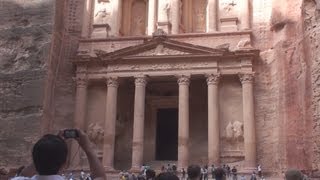 The Treasury Al Khazneh at Petra  Jordan [upl. by King]