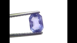 126 Ct Certified Unheated Untreated Natural Ceylon Blue Sapphire By venusjewellerscom [upl. by Eibocaj]