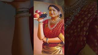 Recreation of Raja Ravi Varma Paintings with Celebrities  Stunning Looks trending fashion [upl. by Ciapha]