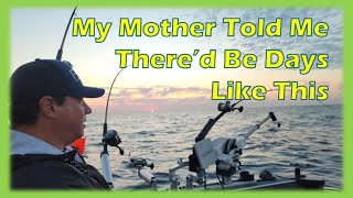 Lake Michigan Late Summer Transition Salmon And Trout Fishing  Find And Catch Fish In Tough Times [upl. by Litta]