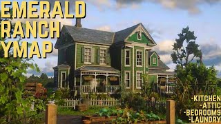 Emerald Ranch House Build 🐄  RedM MLO YMAP Custom Interior  Red Dead Redemption 2  RDR3 [upl. by Eras]