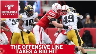 One injury away from pressing the panic button for Nebraska at offensive tackle [upl. by Drofnelg]