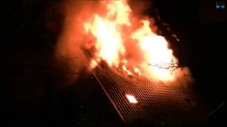 Grote brand stolpboerderij Schoorl [upl. by Avilo]