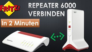 AVM FRITZRepeater 6000 koppeln mit der FritzBox durch einfachen Tastendruck [upl. by Salaidh]