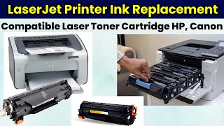 How to install HP LaserJet Printer Ink Cartridge [upl. by Onig459]