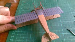 kit building review Sopwith Tabloid in scale48 [upl. by Jeroma]