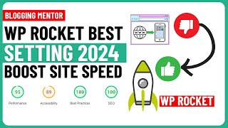 WP Rocket 🚀 Best Setting In 2024  🔥 Boost WordPress Website Speed  Full Tutorial [upl. by Vaughn]