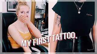 GETTING MY FIRST TATTOO [upl. by Jenette845]