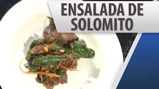 Ensalada de Solomito y Pepino  Recetas de Comidas [upl. by Castillo968]