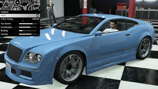 GTA 5  OG Vehicle Customization  Enus Cognoscenti Cabrio Bentley Continental GTC [upl. by Neelhsa914]