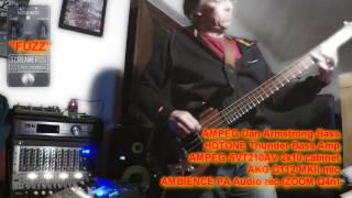 AMPEG Dan Armstrong Bass and CUSACK SCREAMER BASS FUZZ [upl. by Papageno]