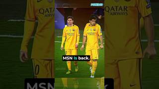 MSN is back again after long years in commercial 💗😱💙feeds shorts footabll [upl. by Halak685]