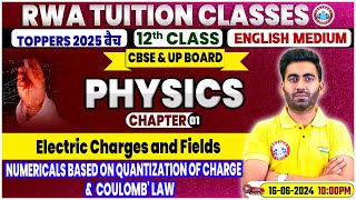 Class 12 Physics Chapter 1  Electric Charges and Fields By Manish Sir [upl. by Dabney]