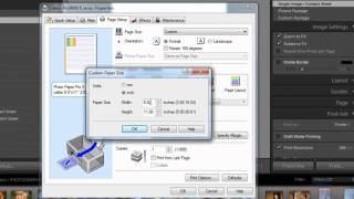 NEW VERSION AVAILABLE SEE DESCRIPTION Canon  Set up custom paper size from Lightroom [upl. by Lehpar]