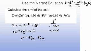 Worked example Nernst Equaiton [upl. by Pammie]