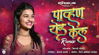 पाव्हण येड केल Pavna Yeda Kela Dj Song  Radha Patil  MarathiRemix  Dj Aniket Nagesh [upl. by Eibbed]