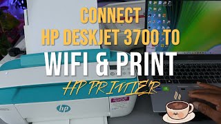 How To Setup and Connect Your HP DeskJet 3700 Series Printer To WIFI amp Print Doublesided [upl. by Avah]